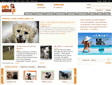 Tablet Screenshot of cafeanimal.pl